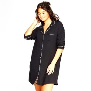 3/$25 Notch Collar NightGown - Stars Above™ Size XXL